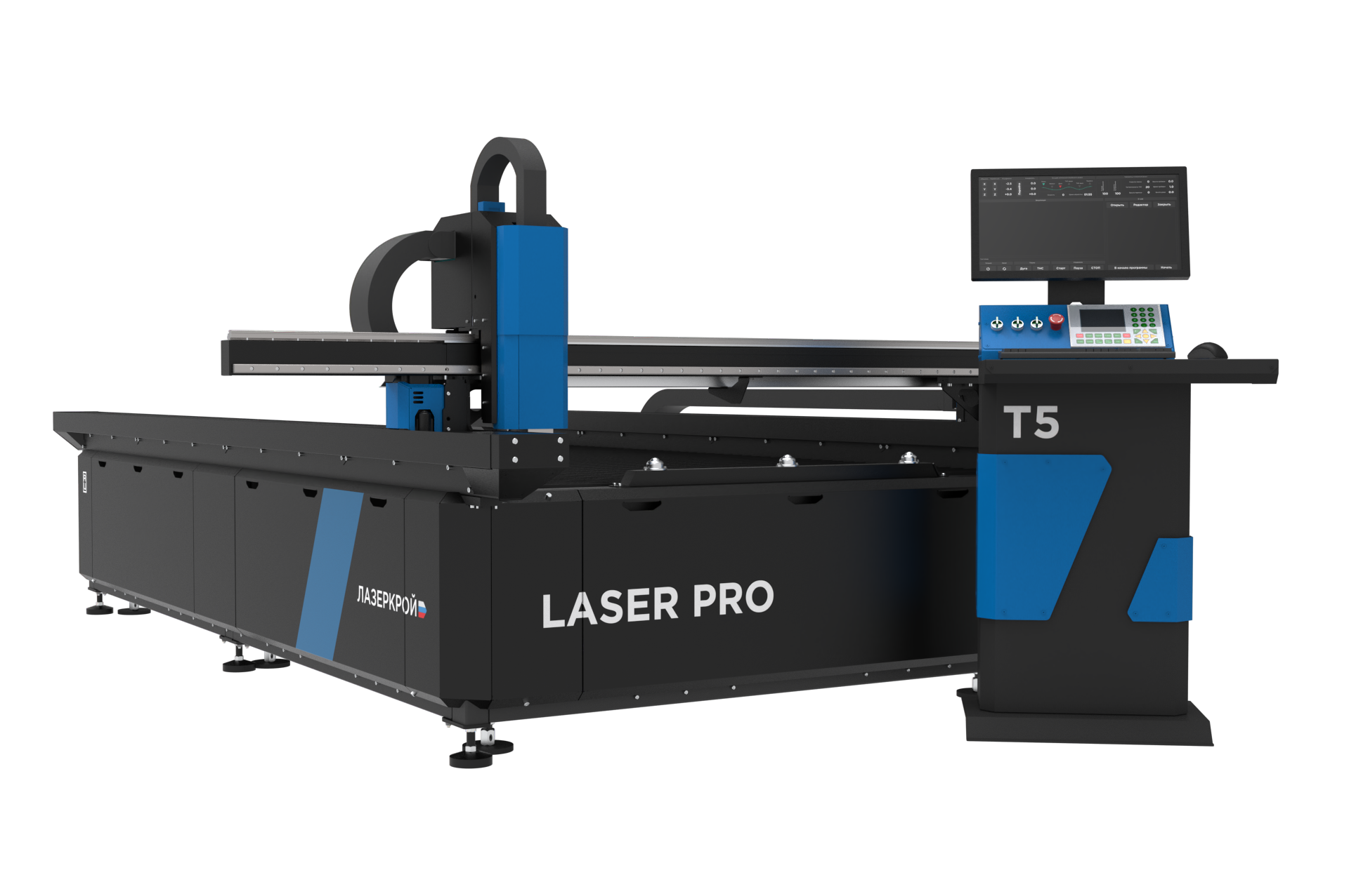 LASER PRO 3000LP T5 с контроллером RUIDA и источником 3000W