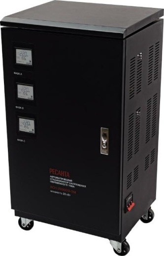 Стабилизатор напряжения трехфазный Ресанта АСН- 20 000/3-ЭМ 63/4/6